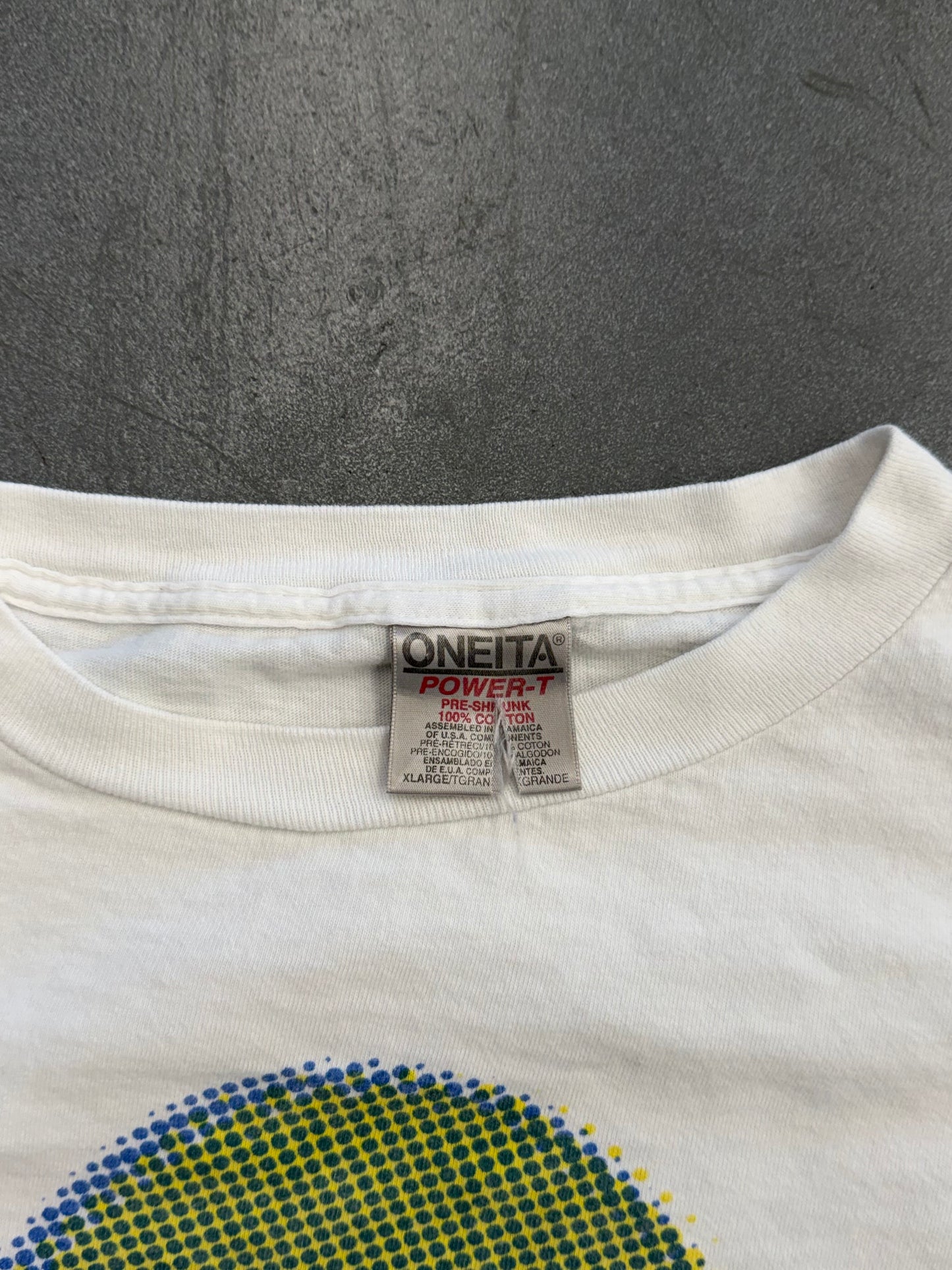 1997 U2 POP MART WORLD STADIUM TOUR TEE (ONEITA TAG)