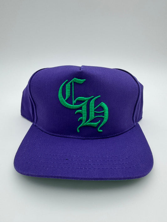 CHROME HEARTS PURPLE/GREEN BASEBALL HAT