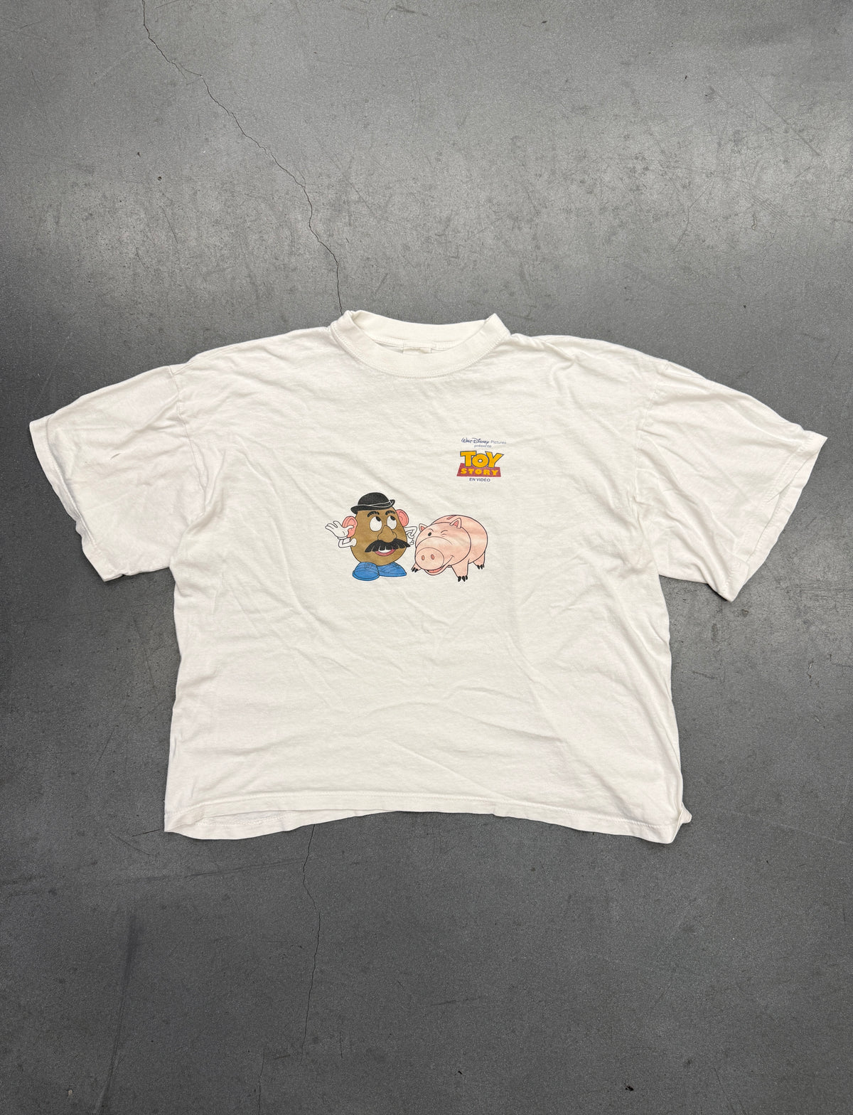 1997 TOY STORY EN VIDEO FRENCH VHS PROMO TEE (FADED TAG)