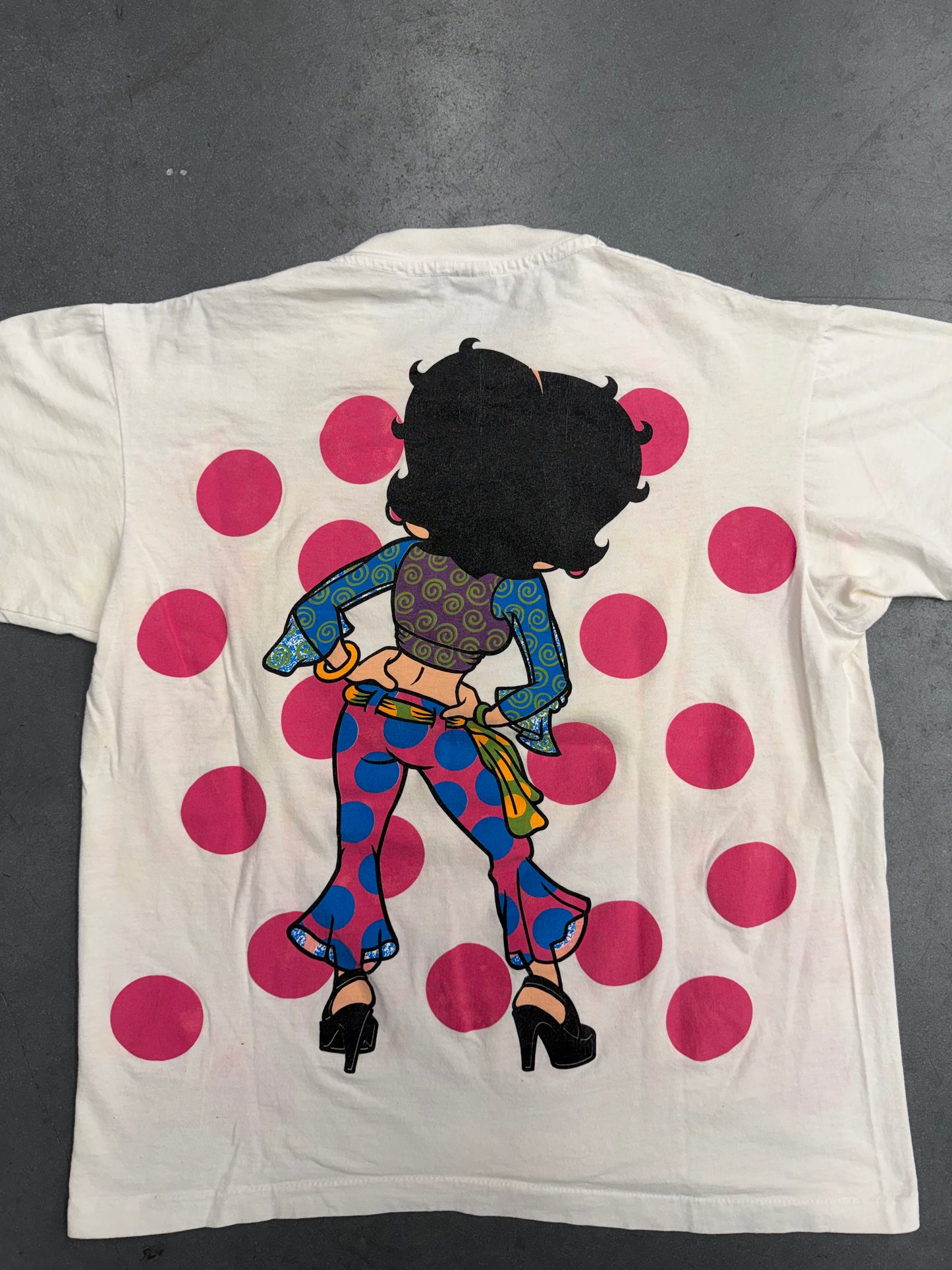 1993 BETTY BOOP HIPPIE DISCO TEE (ANVIL TAG)