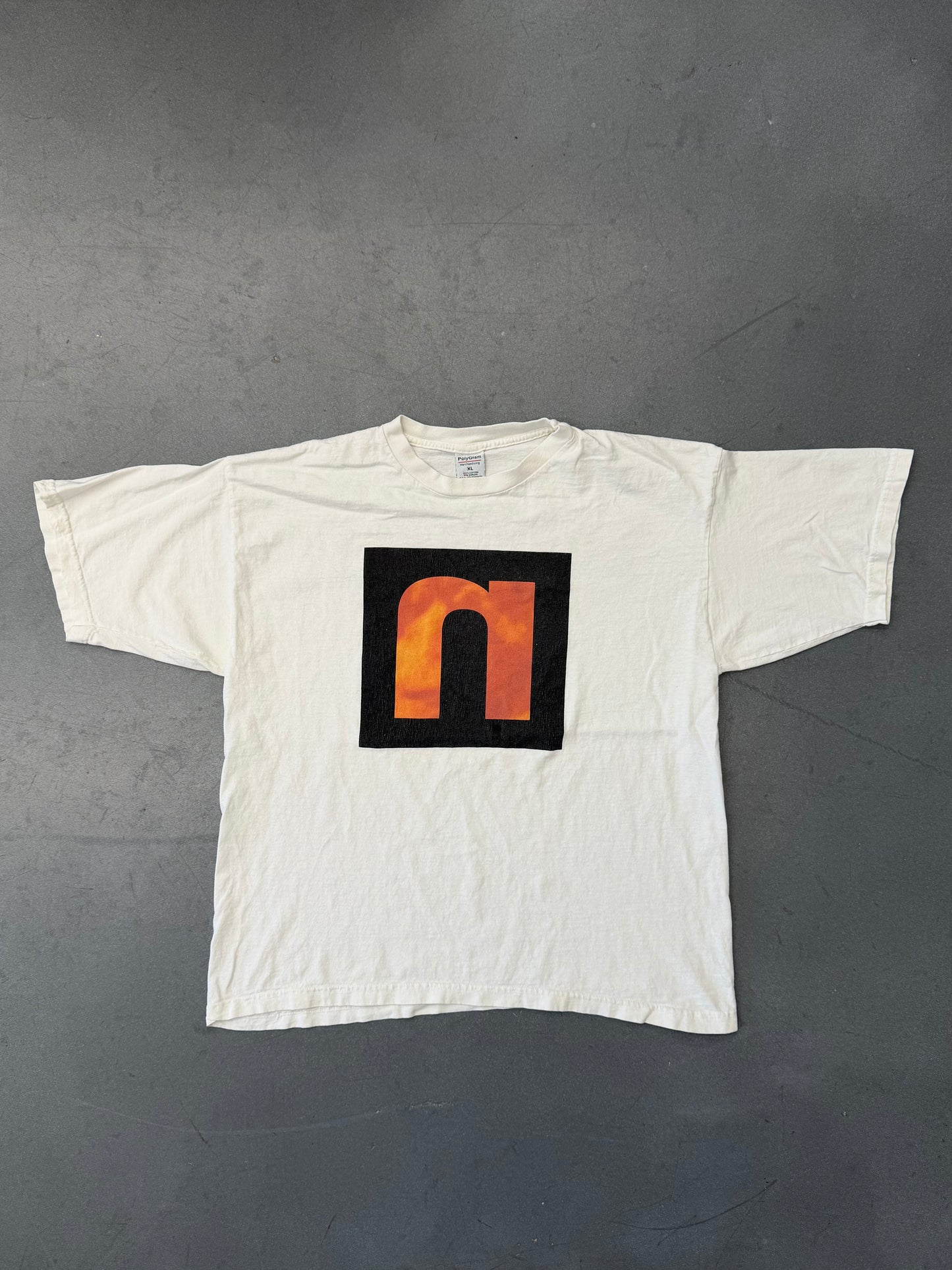 NINE INCH NAILS NIN BROKEN LOGO TEE (POLYGRAM TAG)