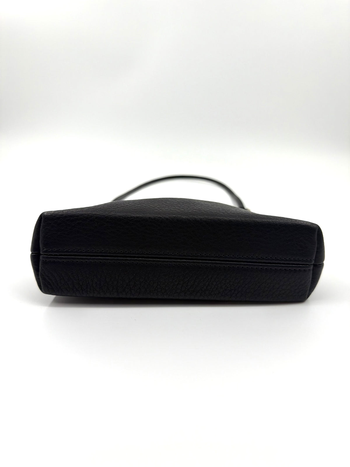 CHROME HEARTS 'VIV' BLACK LEATHER PURSE BAG