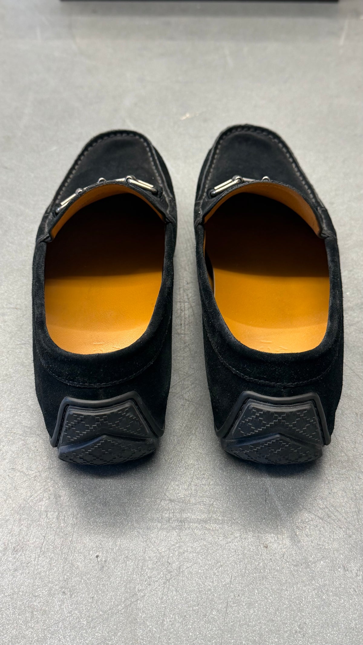 GUCCI SUEDE HORSEBIT LOAFERS