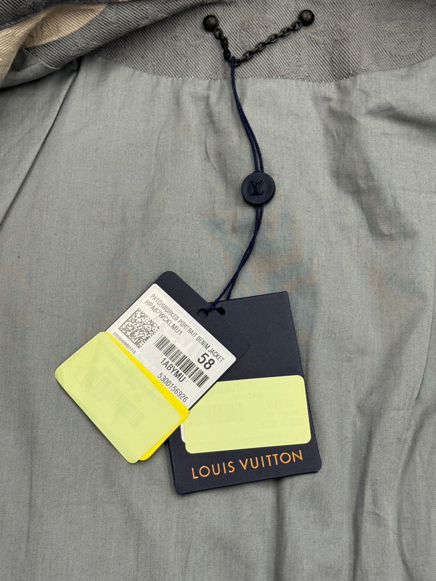 2023 LOUIS VUITTON X KID SUPER CAMOUFLAGE MONOGRAM FACE WORK JACKET