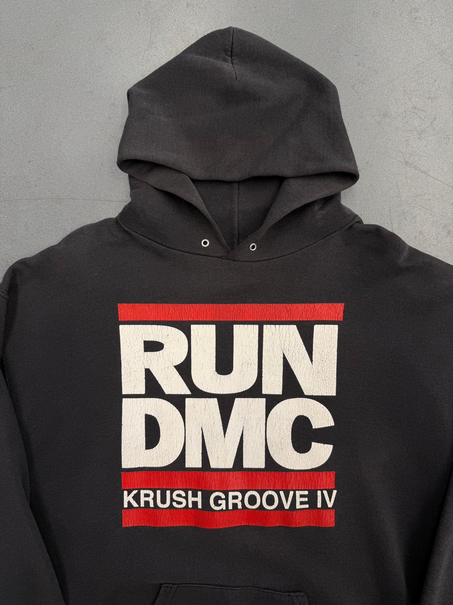 RUN DMC KRUSH GROOVE IV PULLOVER HOODIE (HEAVYWEIGHT LEE TAG)