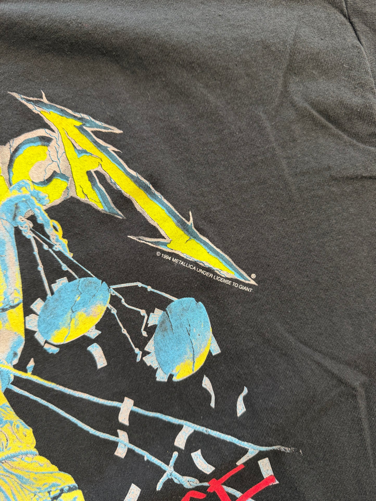 Y2K METALLICA AND JUSTICE FOR ALL TEE (DELTA PRO WEIGHT TAG)