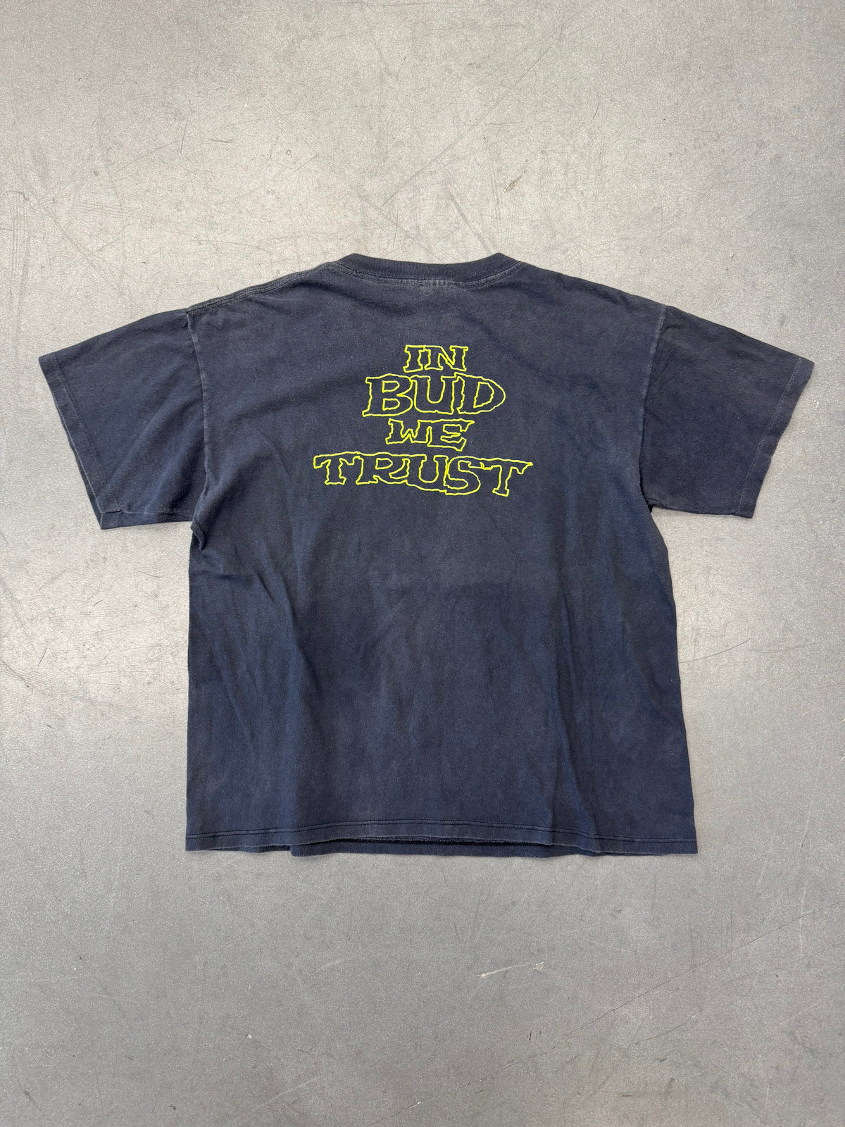 90S DR. DRE IN BUD WE TRUST PUSHEAD RAP TEE (GEM TAG)
