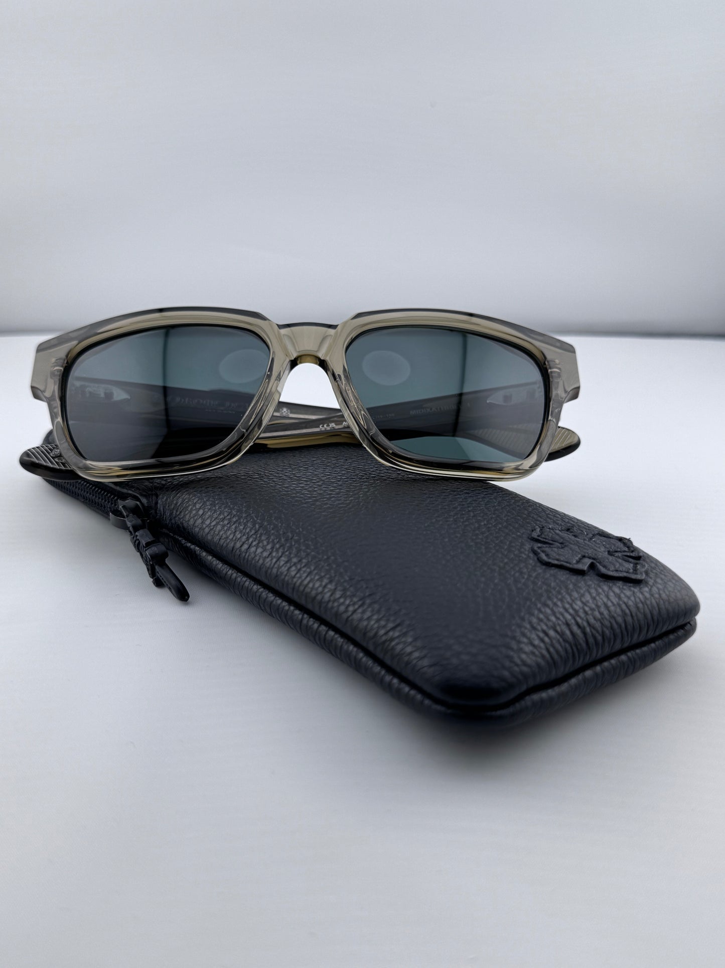 CHROME HEARTS ‘MIDIXATHRILL I’ SUNGLASSES - CLEAR SMOKE GREY (BRAND NEW WITH CLOTH AND CASE)