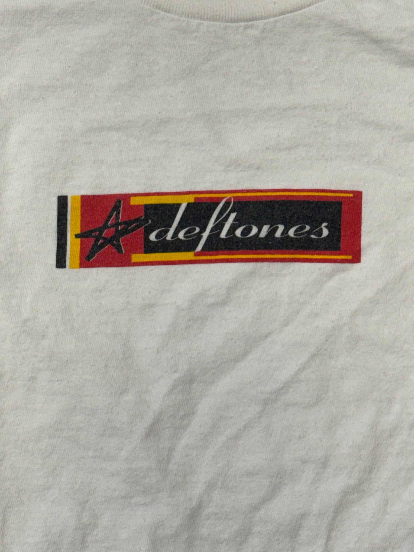 90S DEFTONES STAR BOX LOGO TEE (GIANT TAG)