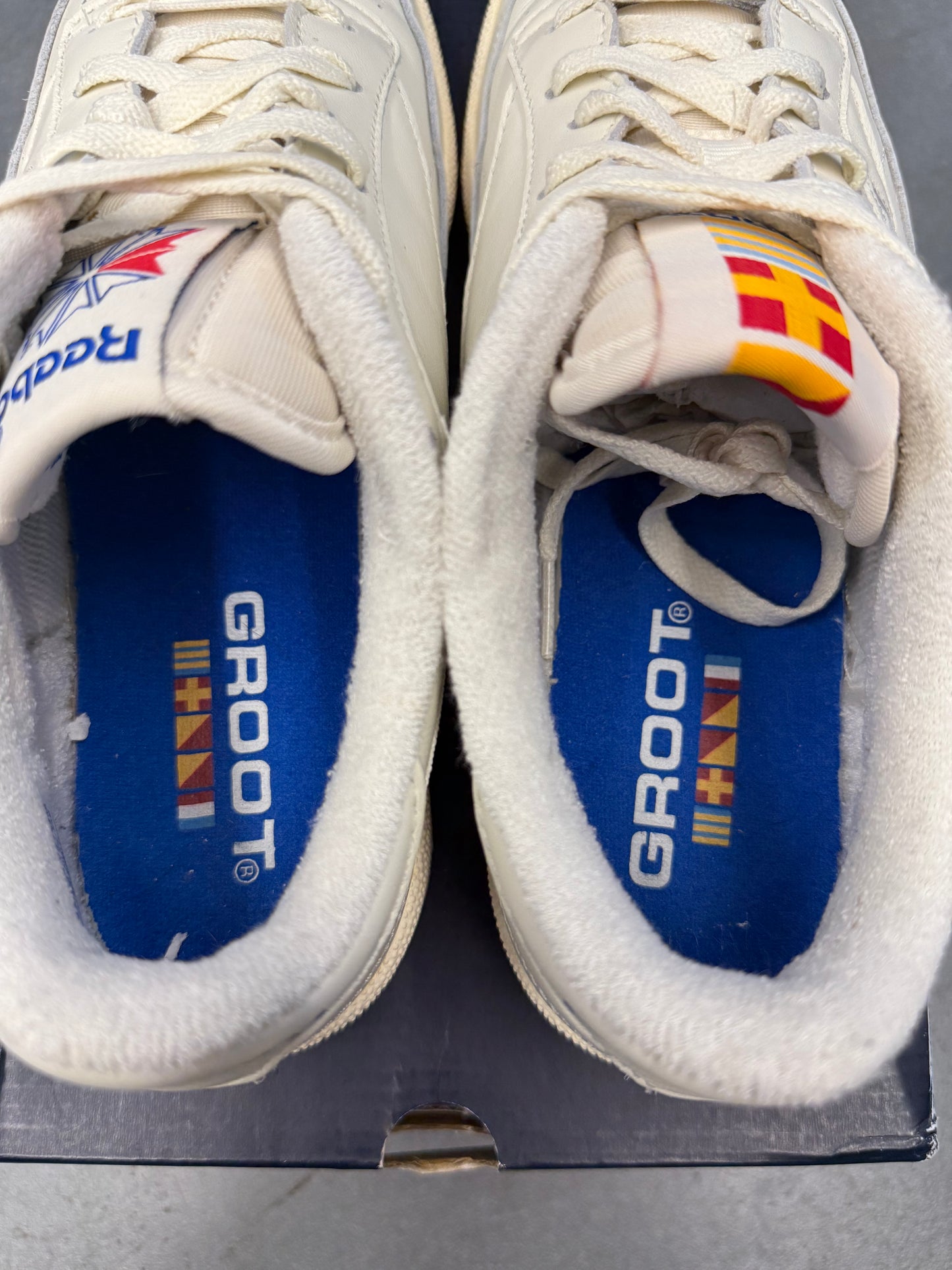 SIZE 9 REEBOK CLUB C 85 DAVID GRUTMAN PROMO SAMPLE (WITH BOX)