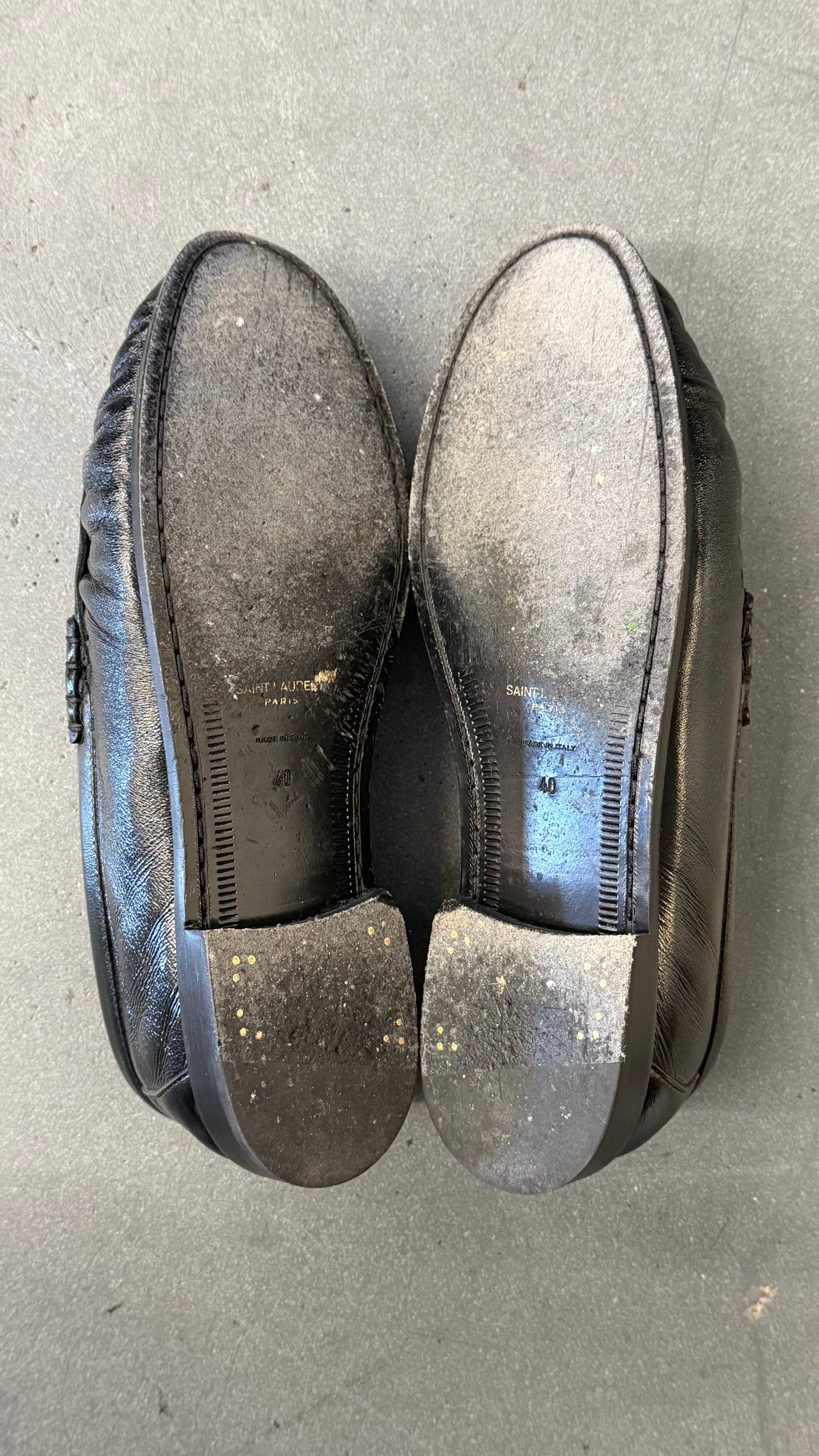 SAINT LAURENT LE LOAFER PENNY SLIPPERS