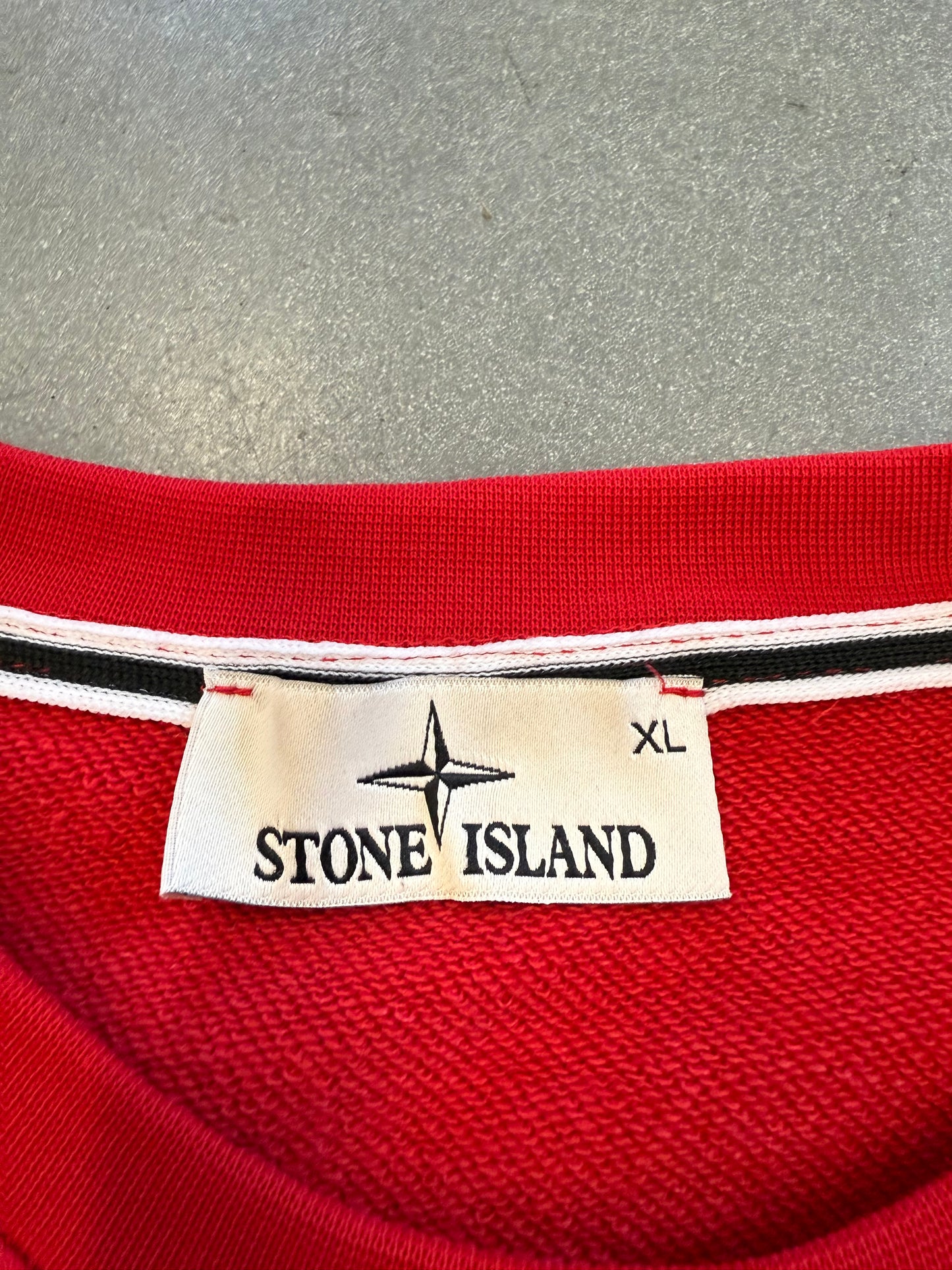 STONE ISLAND KNIT CREWNECK "PATCH LOGO"