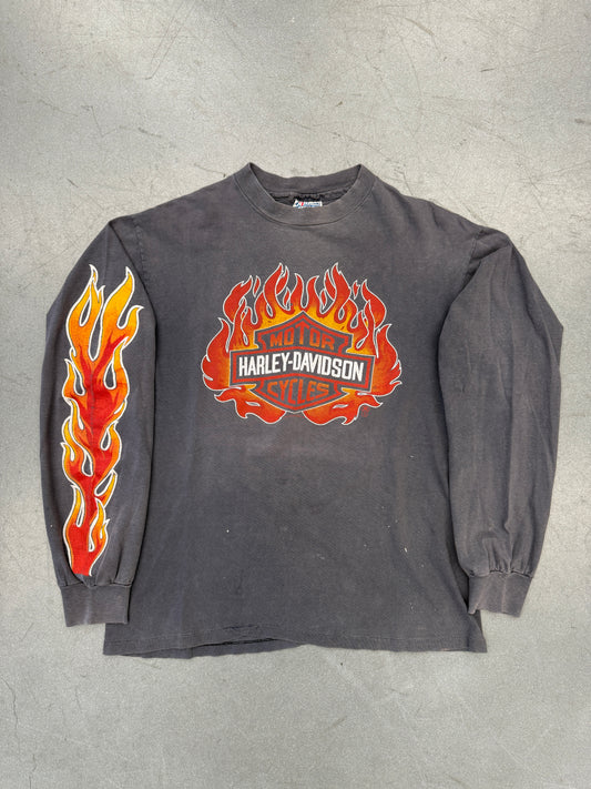 1988 HARLEY-DAVIDSON HIGH PLAINS CLOVIS, NEW MEXICO FLAMES LS TEE