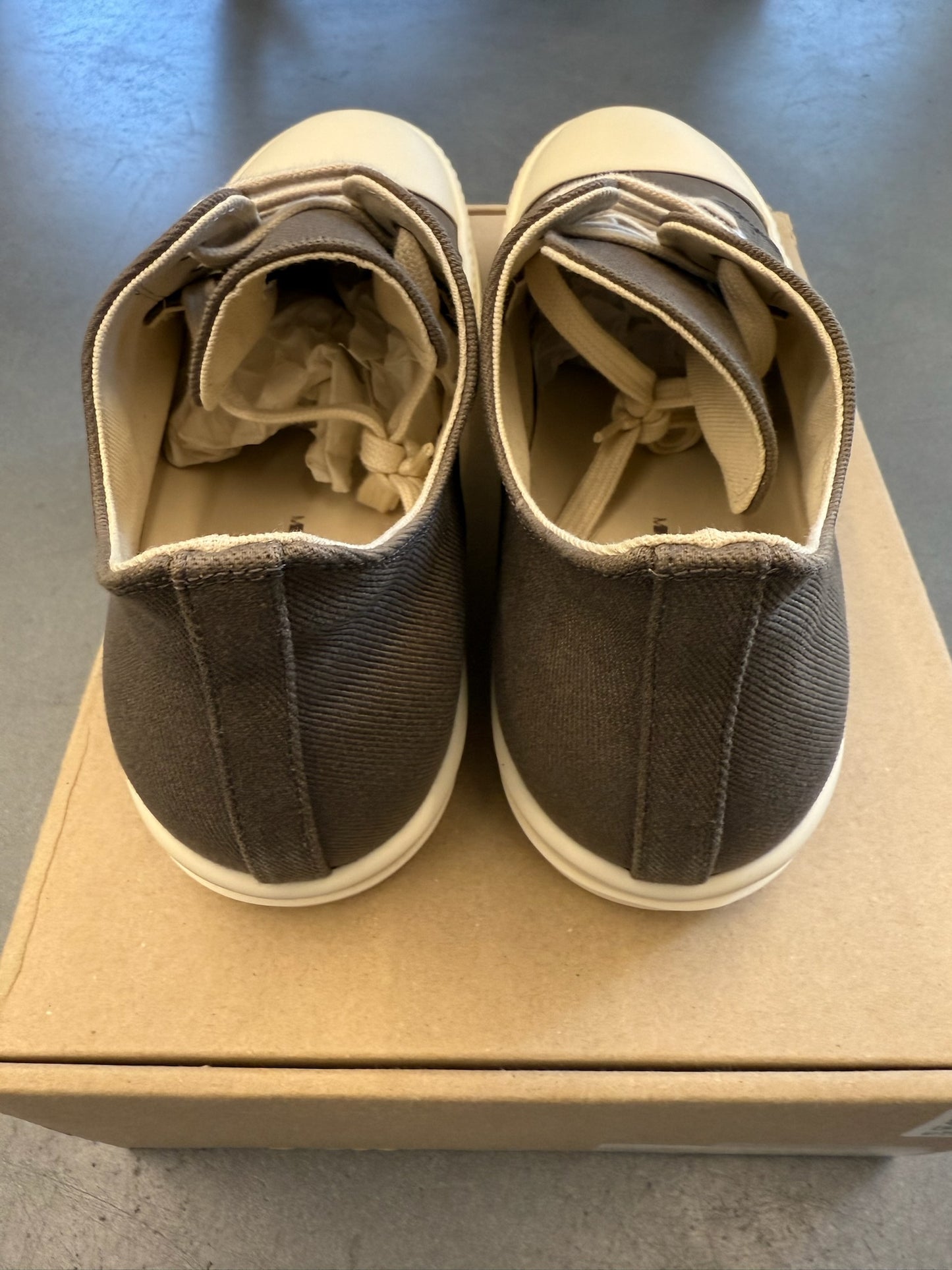 RICK OWENS DRKSHDW RAMONE SNEAKERS LOW DUST