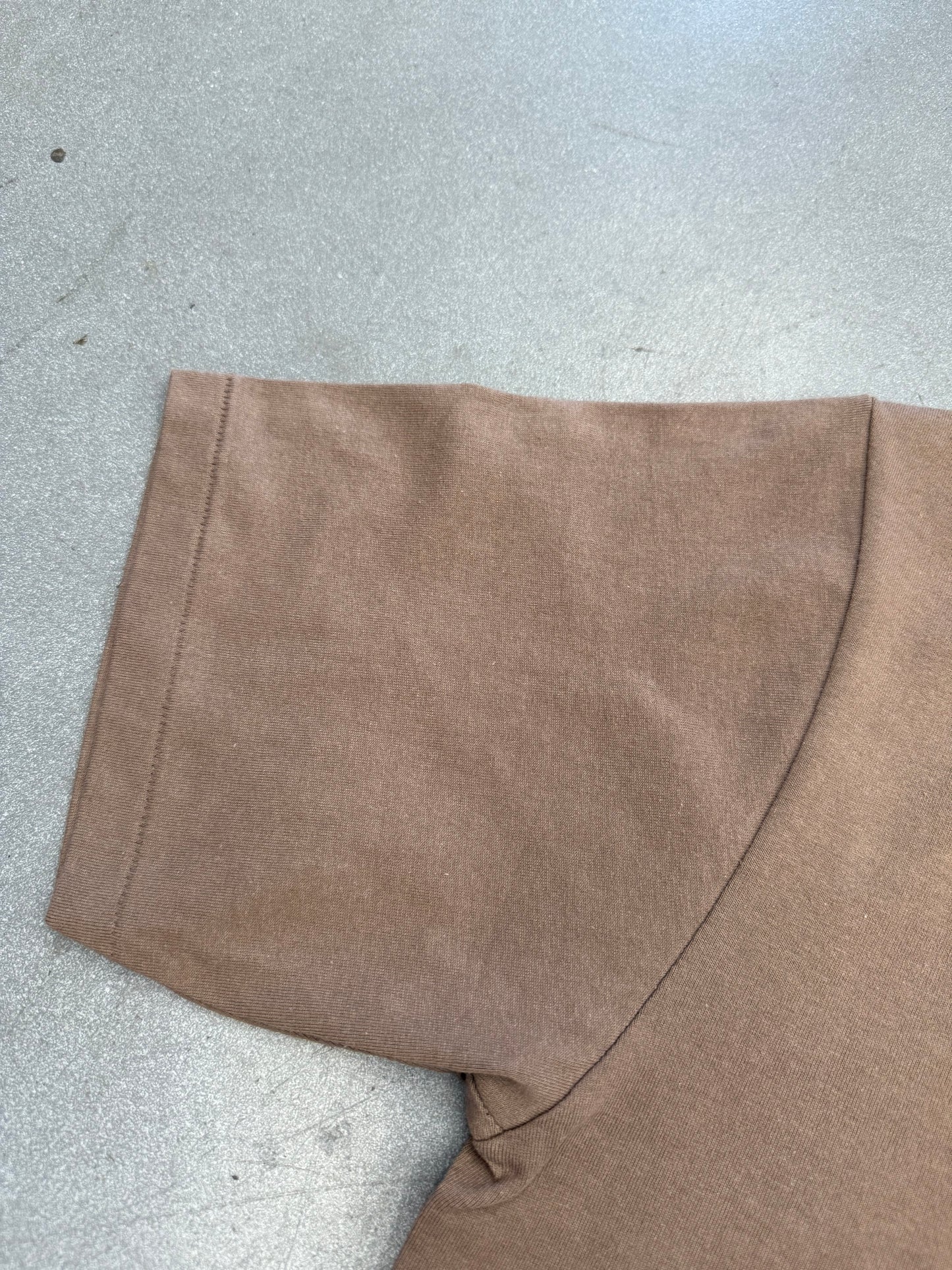 FW23 A BATHING APE BAPE BIG APE HEAD TEE - BROWN (L) (NEW IN BAG)