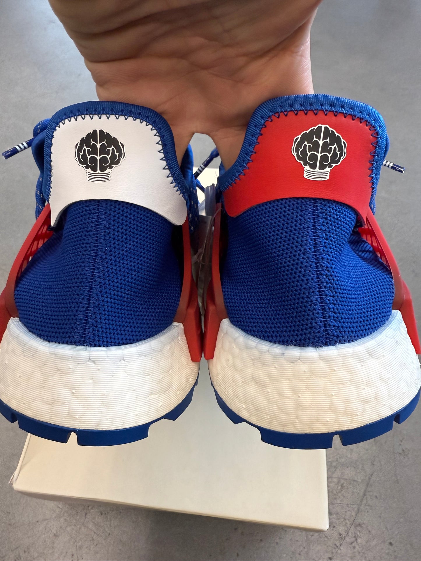 SIZE 11 ADIDAS NMD HU PHARRELL NERD BLUE  (BRAND NEW WITH BOX)