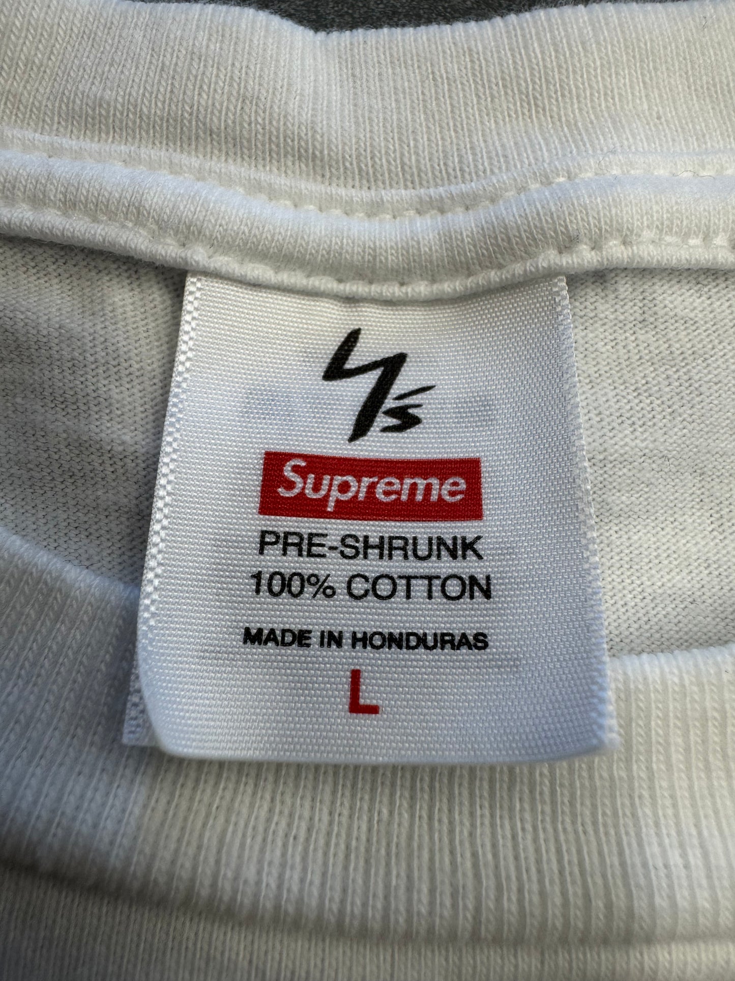 FW25 SUPREME Y'S BY YOHJI YAMAMOTO STAR TEE - WHITE