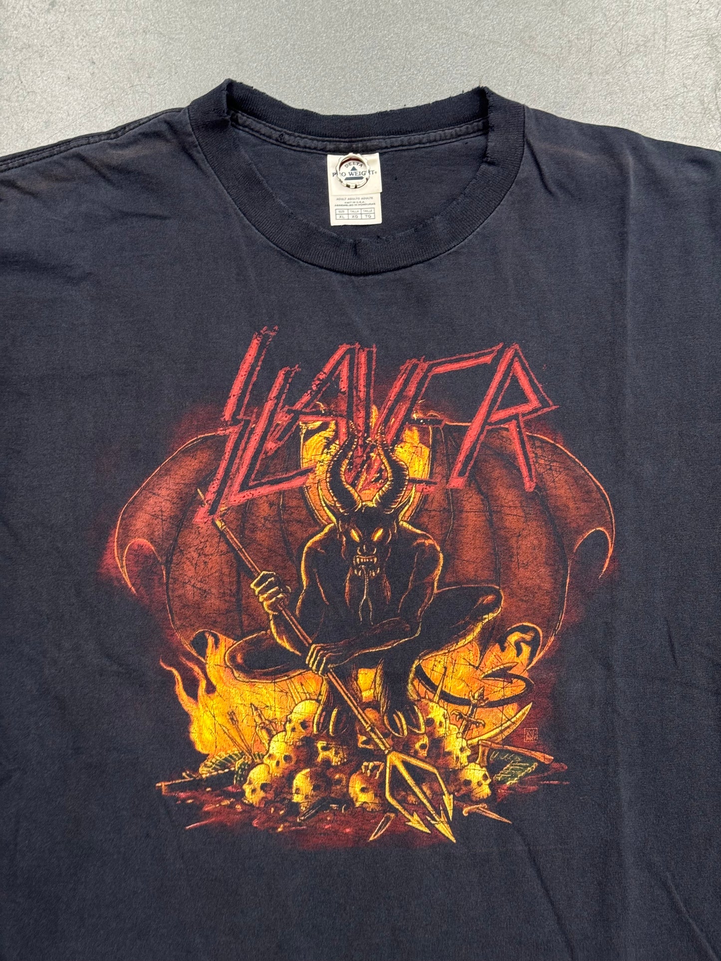 Y2K SLAYER DEVIL TRIDENT LS TEE (DELTA TAG)