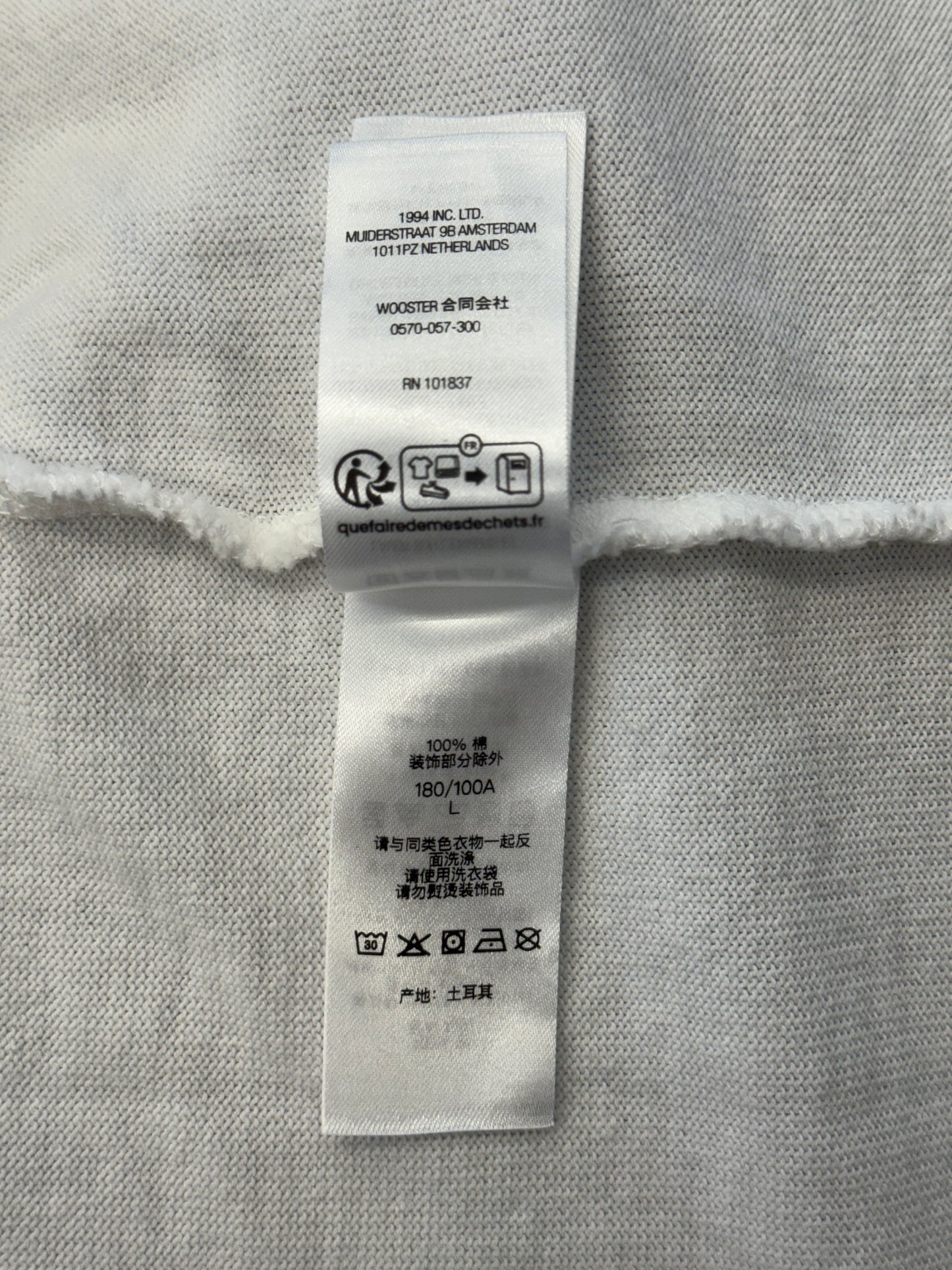 FW25 SUPREME MASCOT LS FOOTBALL TOP - WHITE