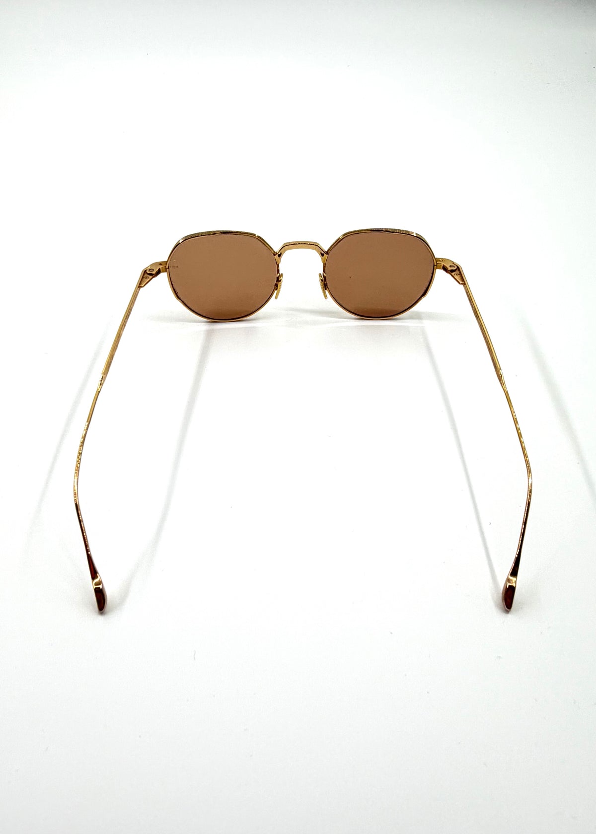 JACQUES MARIE MAGE 'FONTANA' THIN GOLD FRAMED SUNGLASSES (360/500)