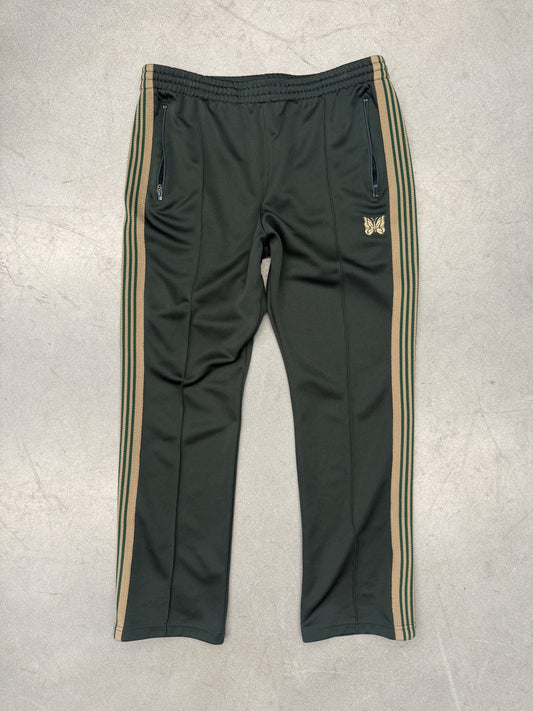 AW21 NEEDLES STRAIGHT LEG TRACK PANTS - DEEP GREEN