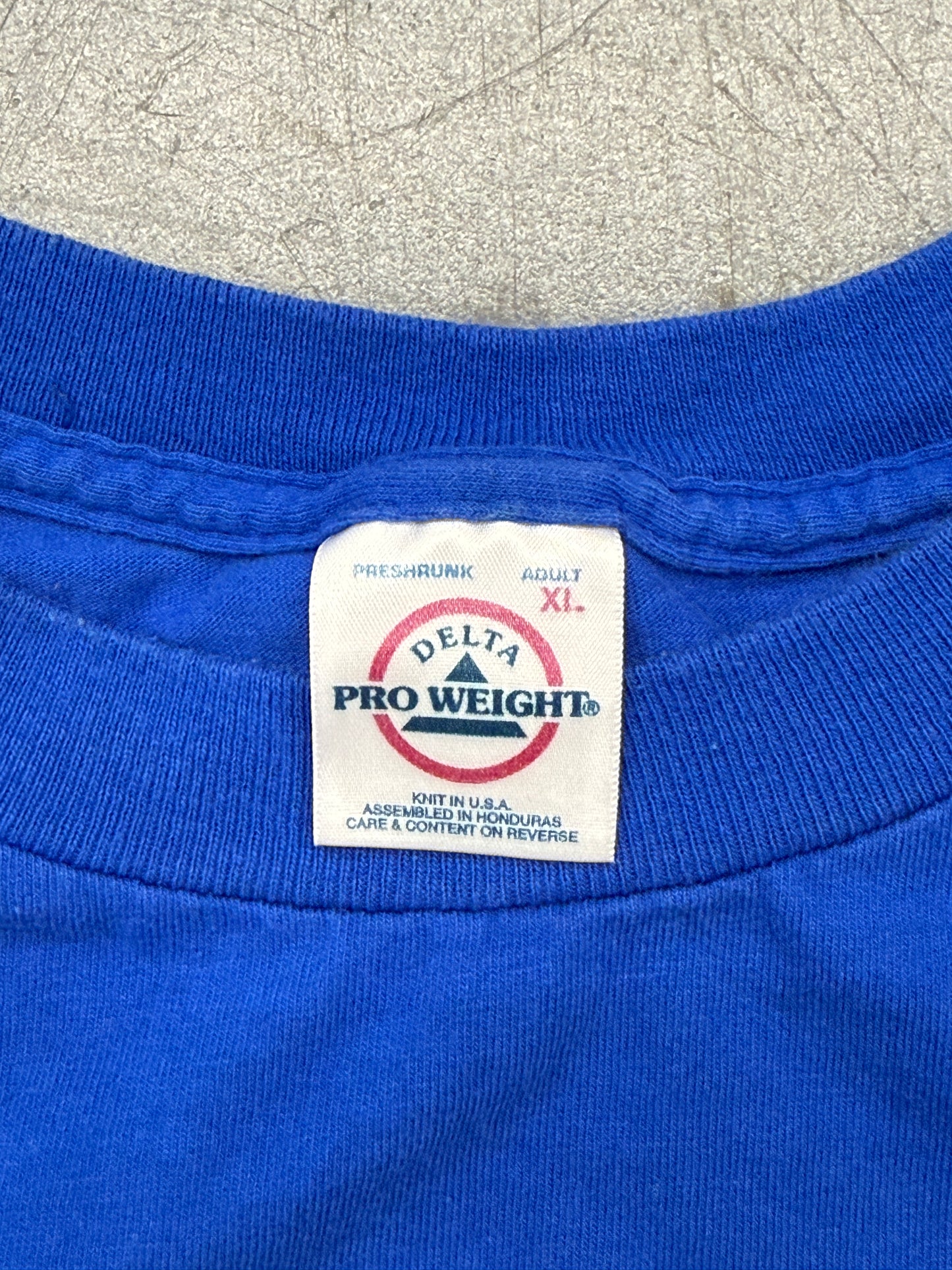 2002 "CHEE-TERS" "IT AIN'T EASY BEING SLEAZY!" PARODY TEE (DELTA TAG)