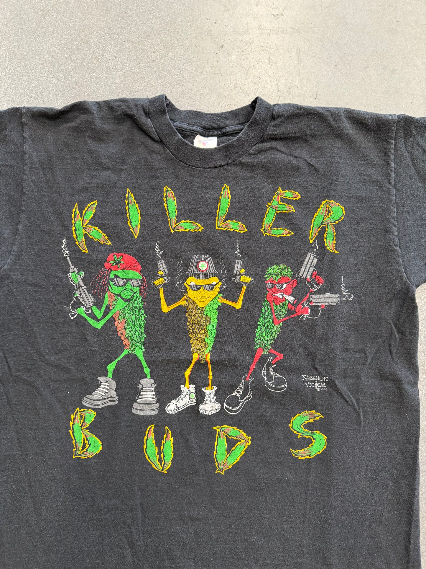 1993 FASHION VICTIM KILLER BUDS WEED TEE (FOTL TAG)