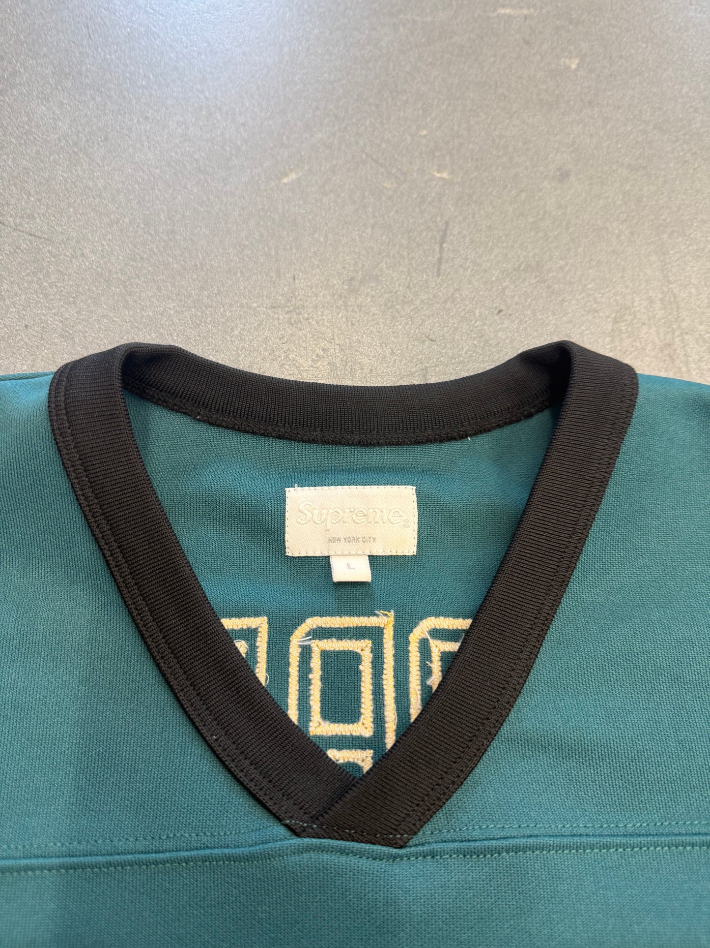 FW13 SUPREME FLEUR DE LIS HOCKEY JERSEY