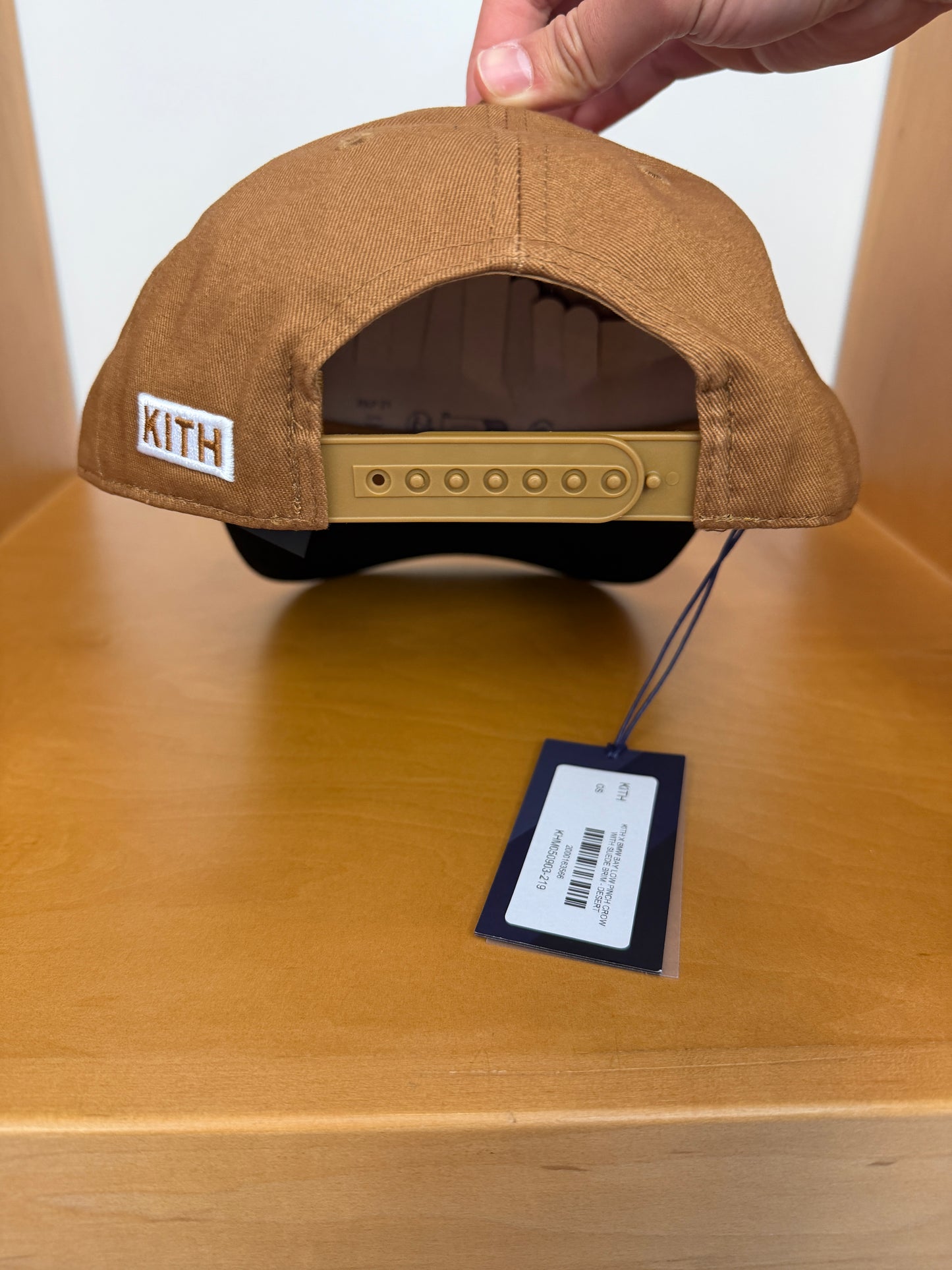 FW24 KITH X BMW BAY LOW PINCH CROWN CAP - DESERT