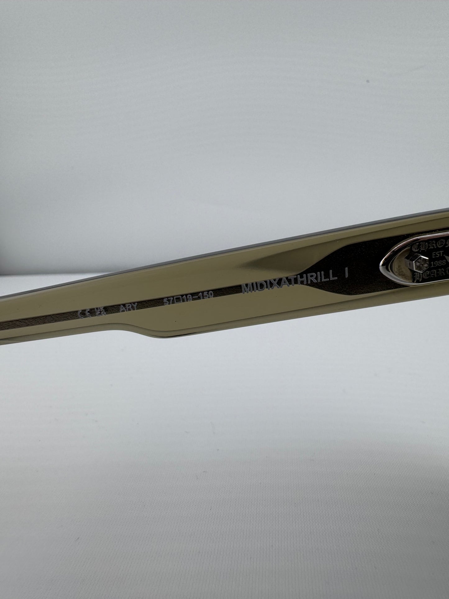 CHROME HEARTS ‘MIDIXATHRILL I’ SUNGLASSES - CLEAR SMOKE GREY (BRAND NEW WITH CLOTH AND CASE)