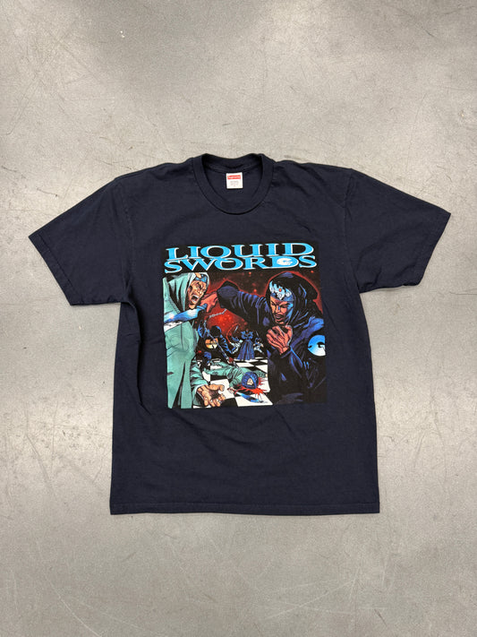 FW18 SUPREME LIQUID SWORDS TEE - NAVY
