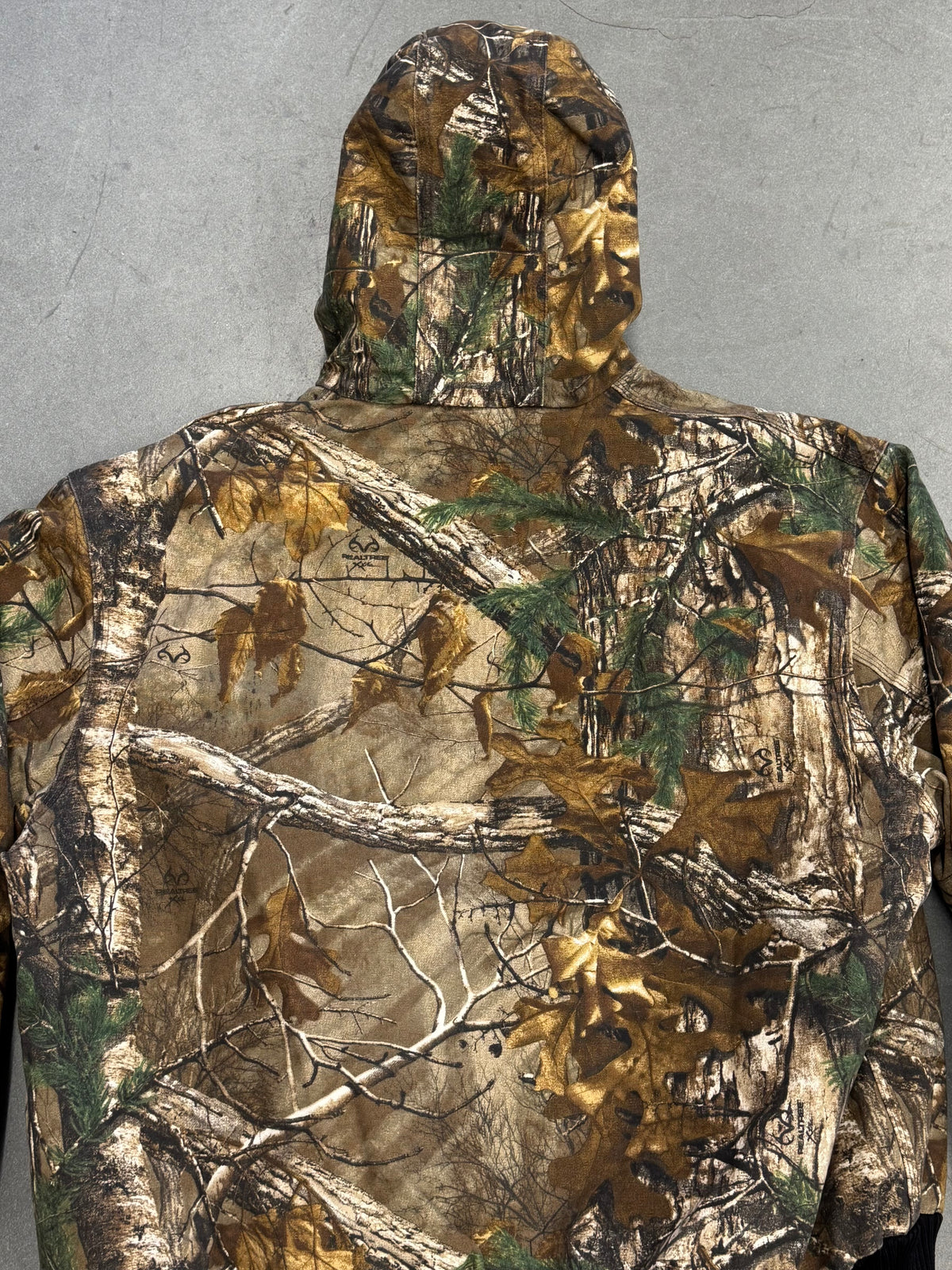 2014 CARHARTT 125 YEAR REALTREE CAMO ZIP-UP CANVAS JACKET