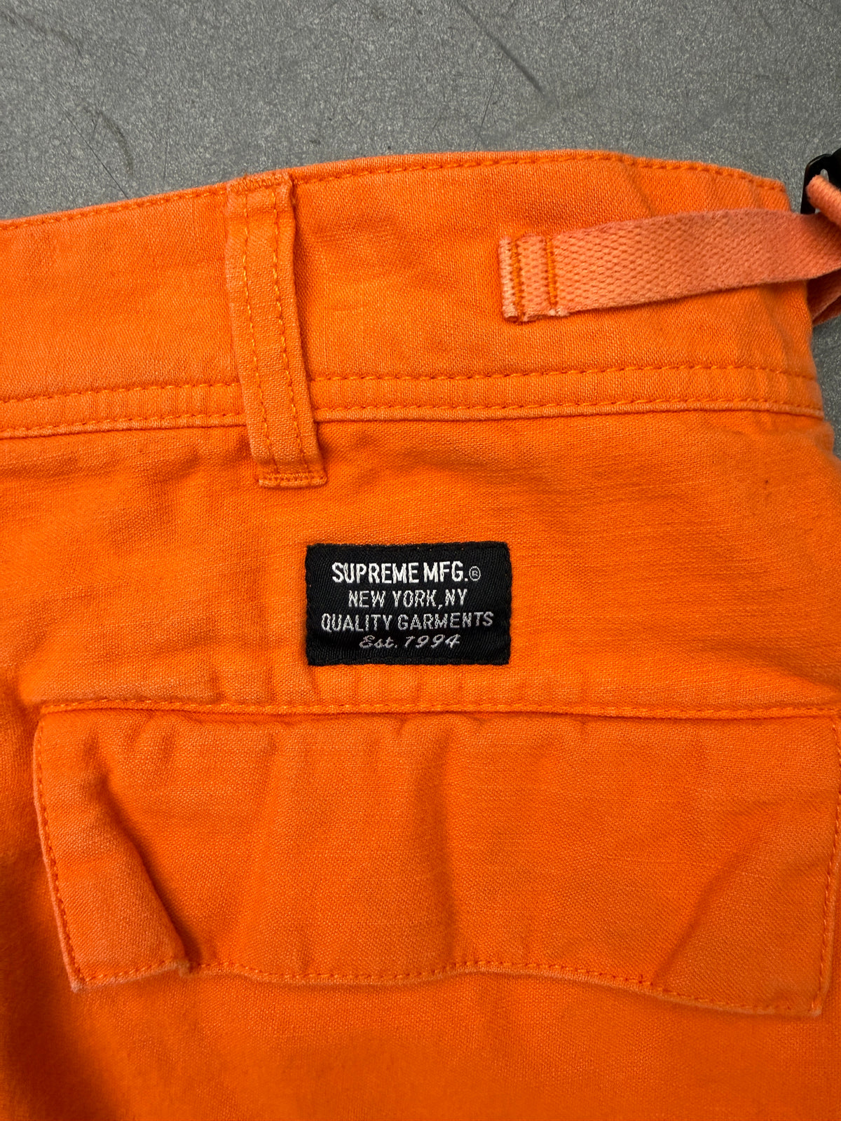 SIZE 36 SS24 SUPREME ORANGE CARGO PANTS - ORANGE