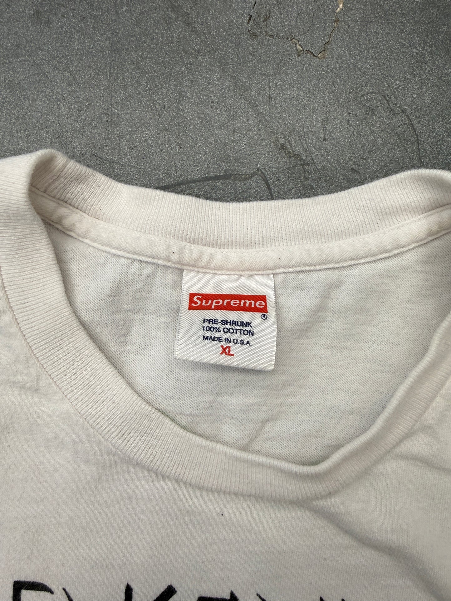 SS14 SUPREME DEAD KENNEDYS "TOO DRUNK TO FUCK" TEE