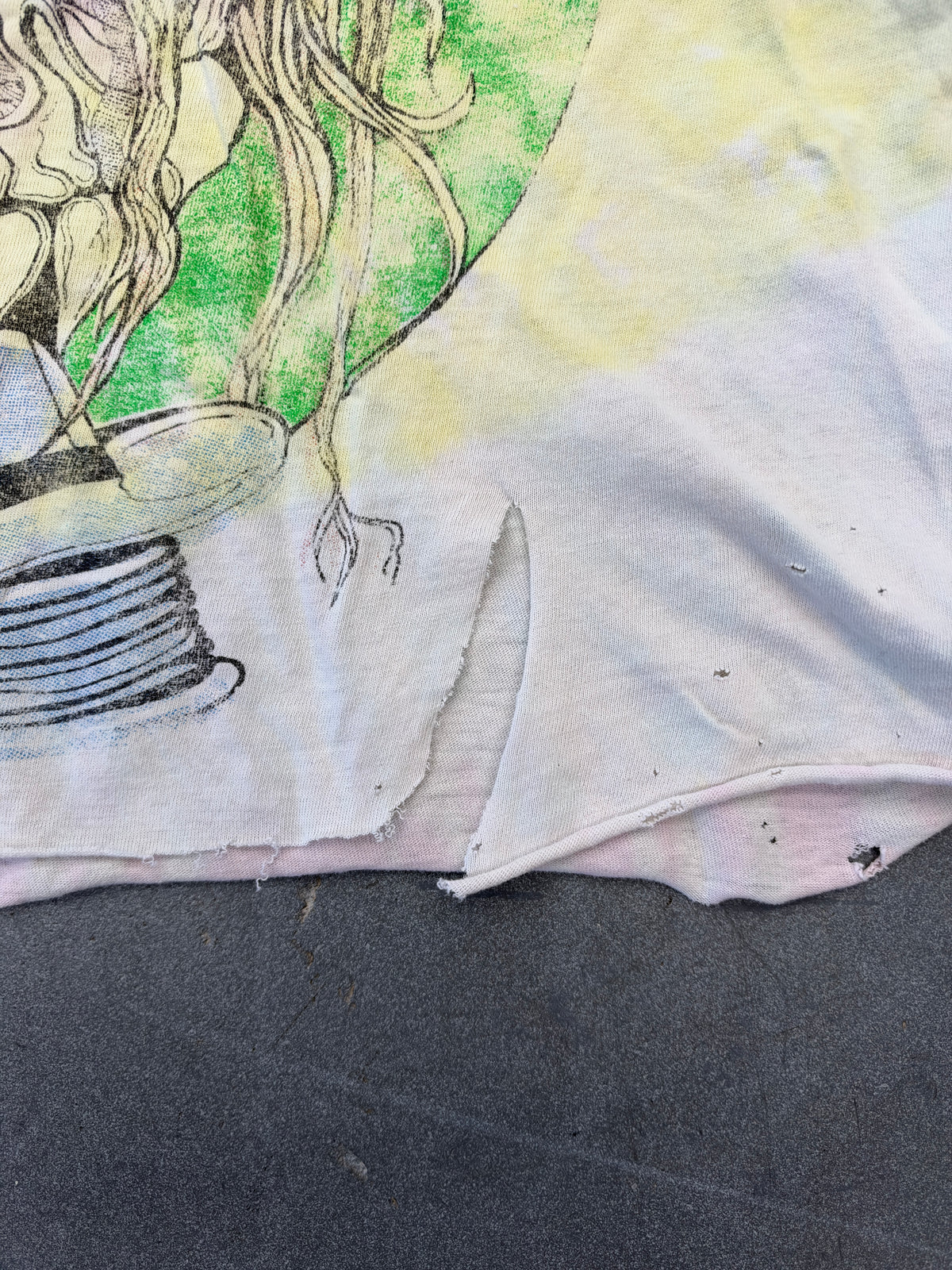 1988 METALLICA ...AND JUSTICE FOR ALL TOUR WITH SPECIAL GUEST THE CULT TIE-DYE TEE (HANES TAG)