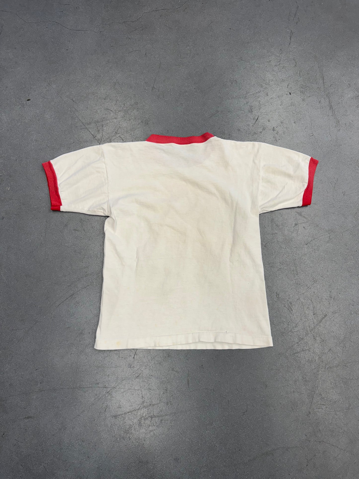 60S YOUTH COLEGIO SAN JOSE PLYSICAL ED. RINGER TEE (CHAMPION TAG)