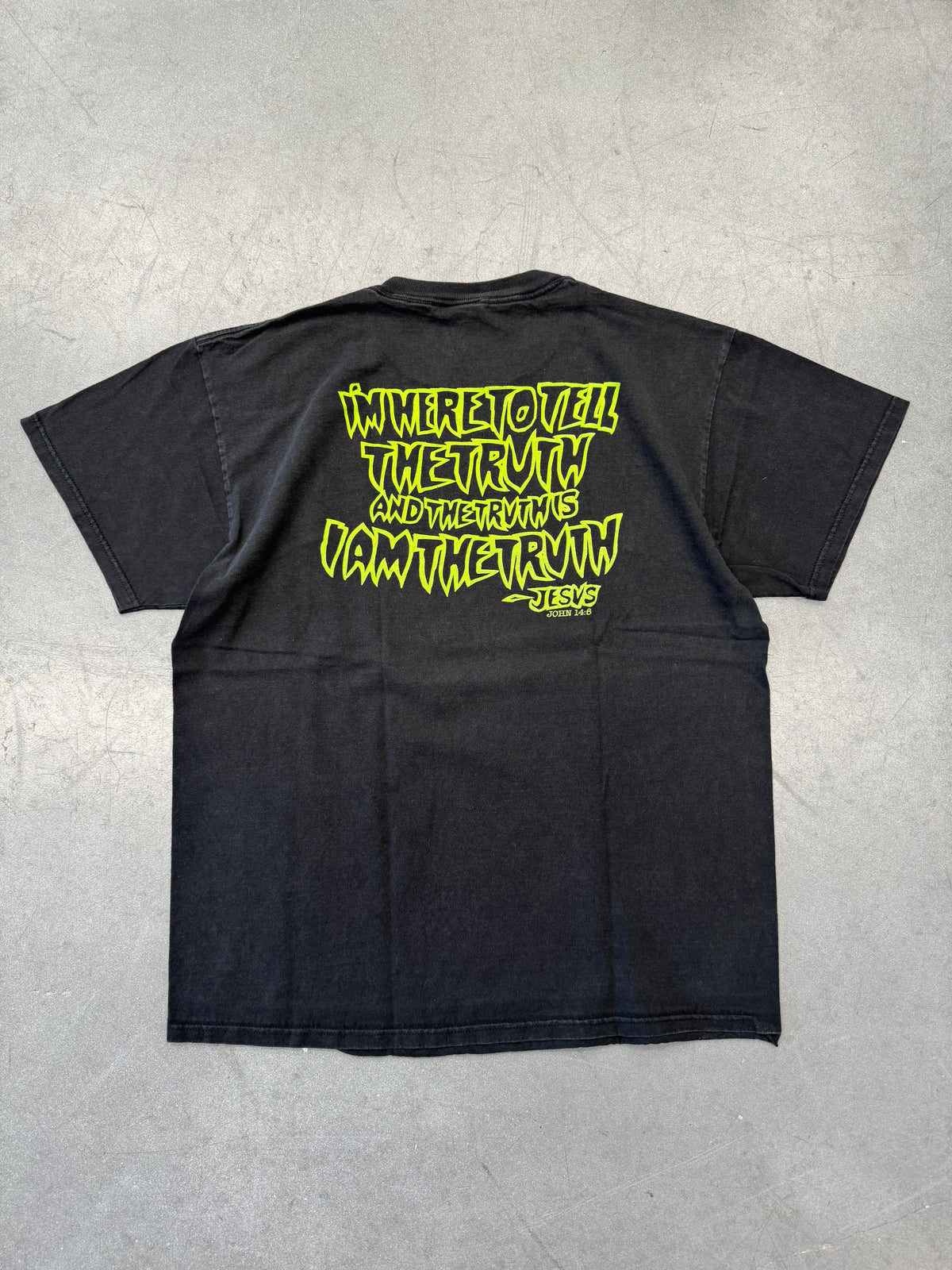 90S JESUS SON OF MAN MANSON PARODY TEE (DELTA TAG)