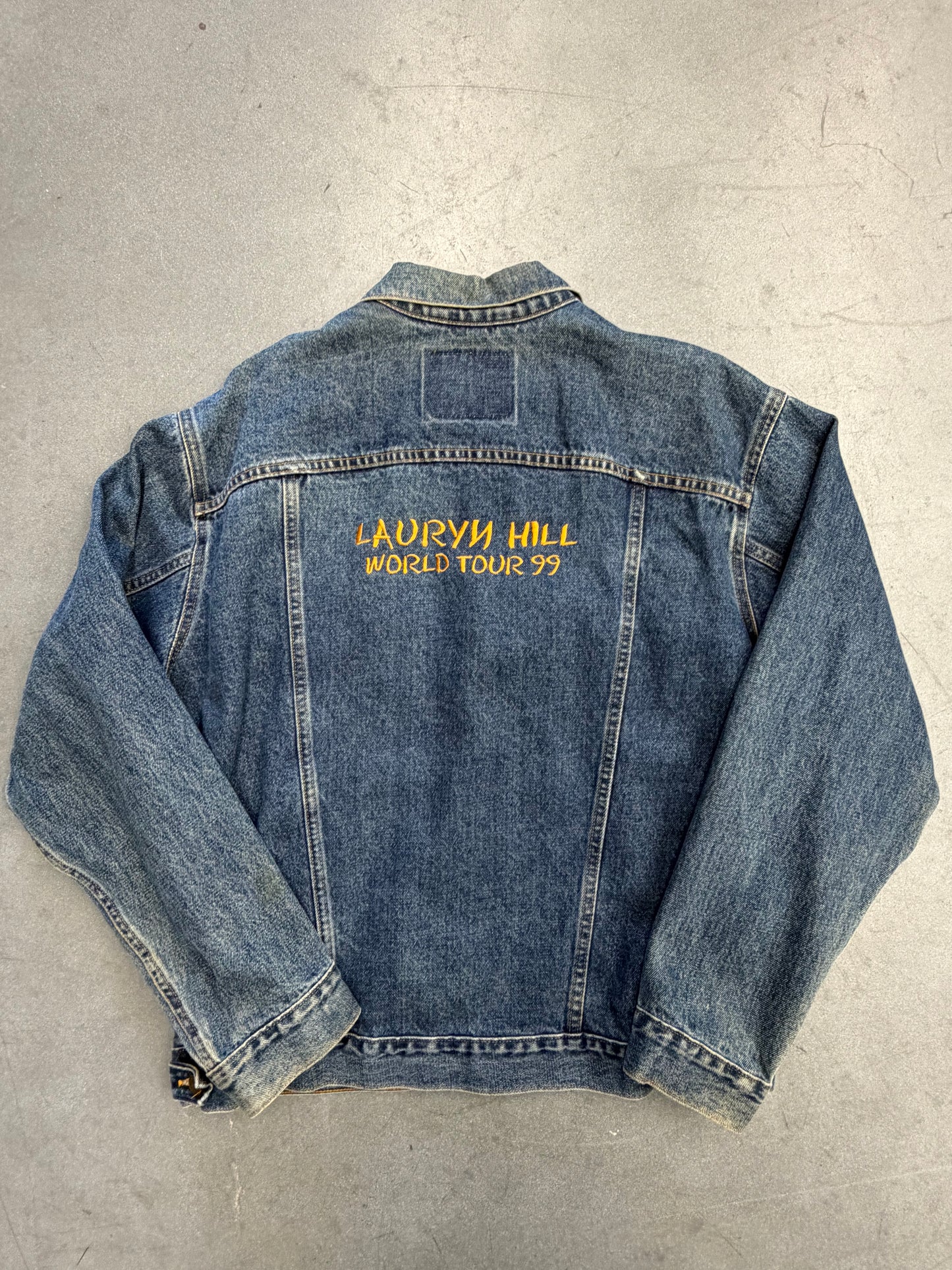 1999 LAURYN HILL THE MISEDUCATION WORLD TOUR LEVI'S DENIM JACKET