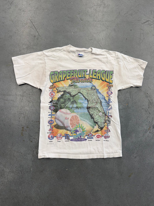 1998 MLB GRAPEFRUIT LEAGUE FLORIDA SPRING TRAINING BASEBALL TEE (PRO PLAYER TAG)