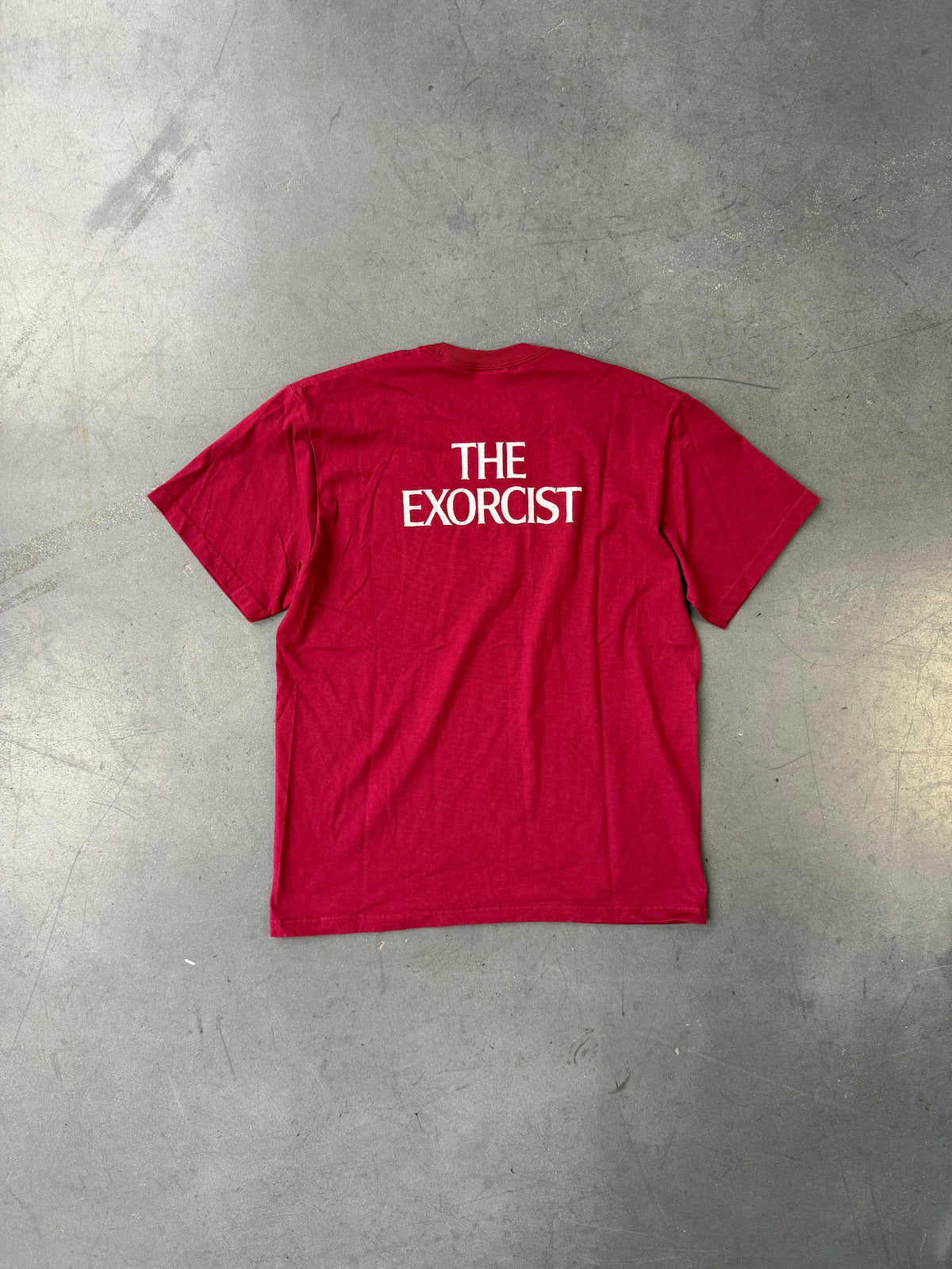 FW25 SUPREME THE EXORCIST PUKE TEE - CARDINAL