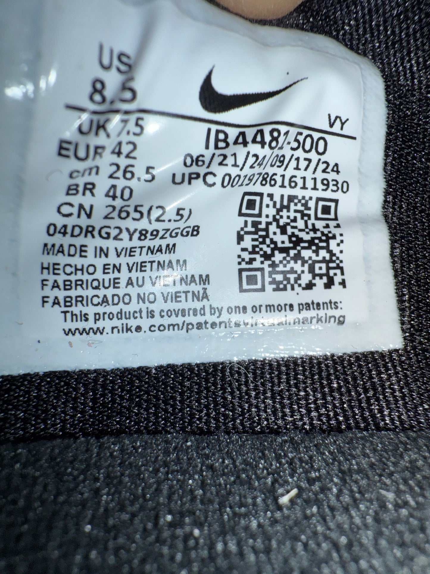 2025 SIZE 8.5 NIKE KOBE V PROTRO YEAR OF THE MAMBA EGGPLANT (NEW WITH BOX)