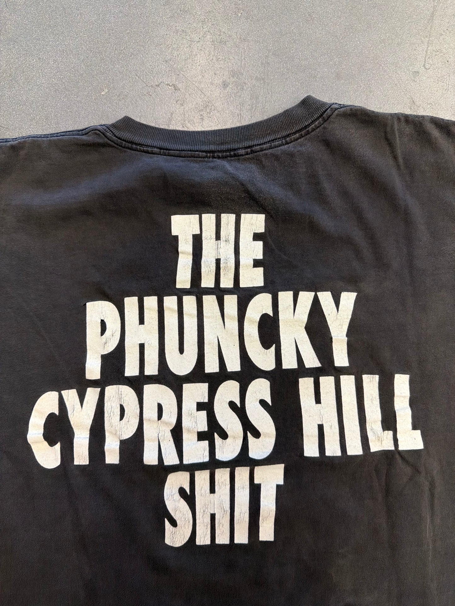 90'S CYPRESS HILL "THE PHUNCKY CYPRESS HILL SHIT" TEE (PULLED TAG)