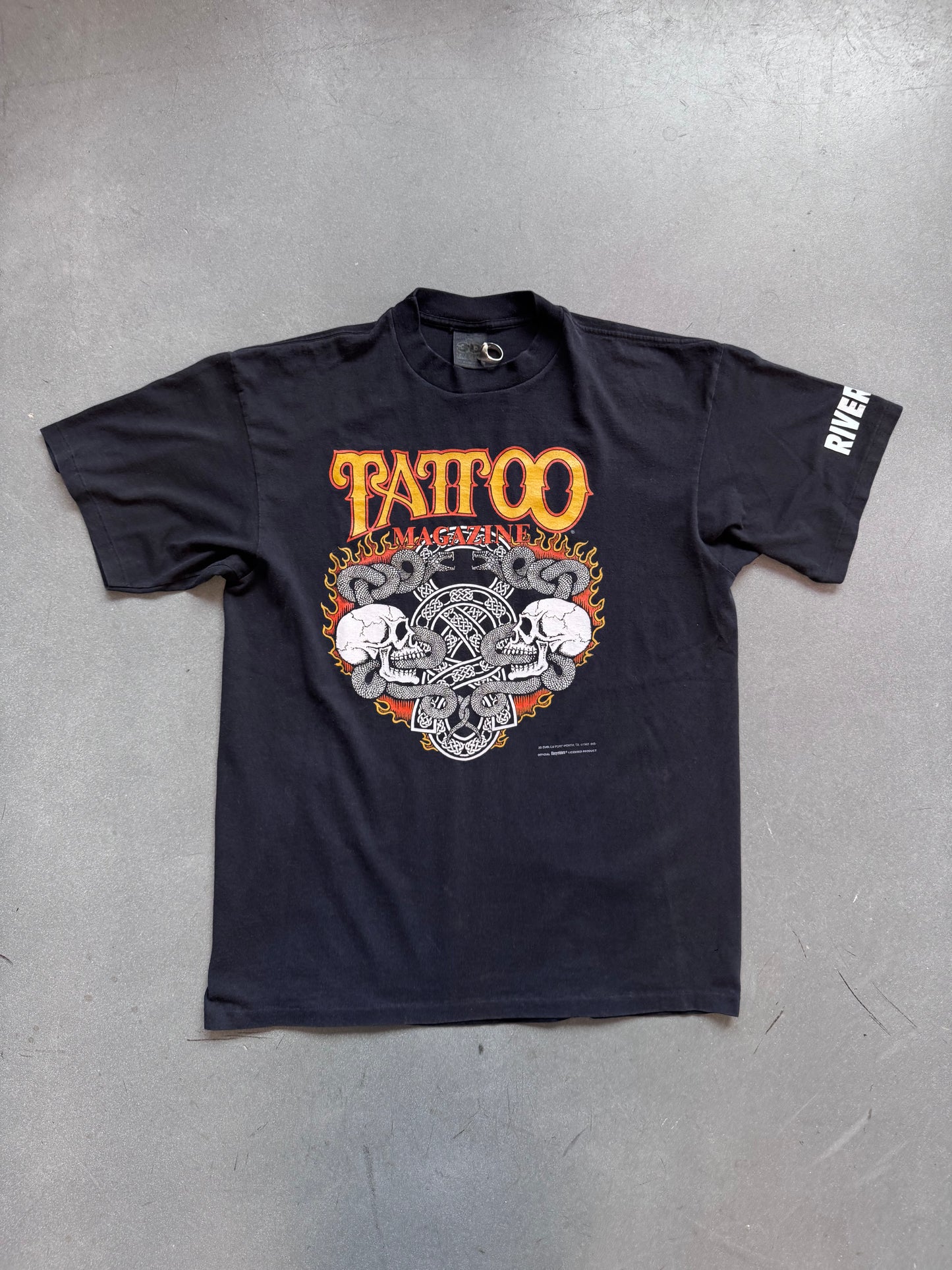 1993 3D EMBLEM EASYRIDERS TATTOO MAGAZINE TEE (3D EMBLEM TAG)