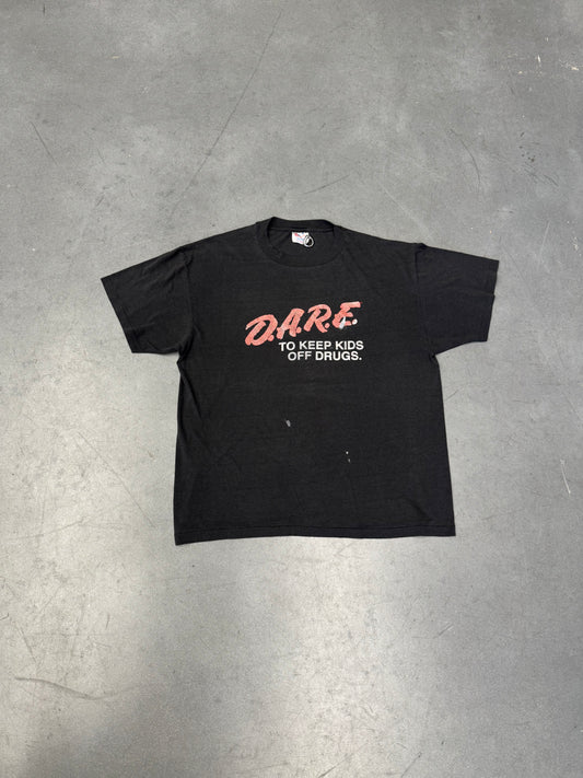 90S D.A.R.E. TO KEEP KIDS OFF DRUGS. TEE (HANES TAG)