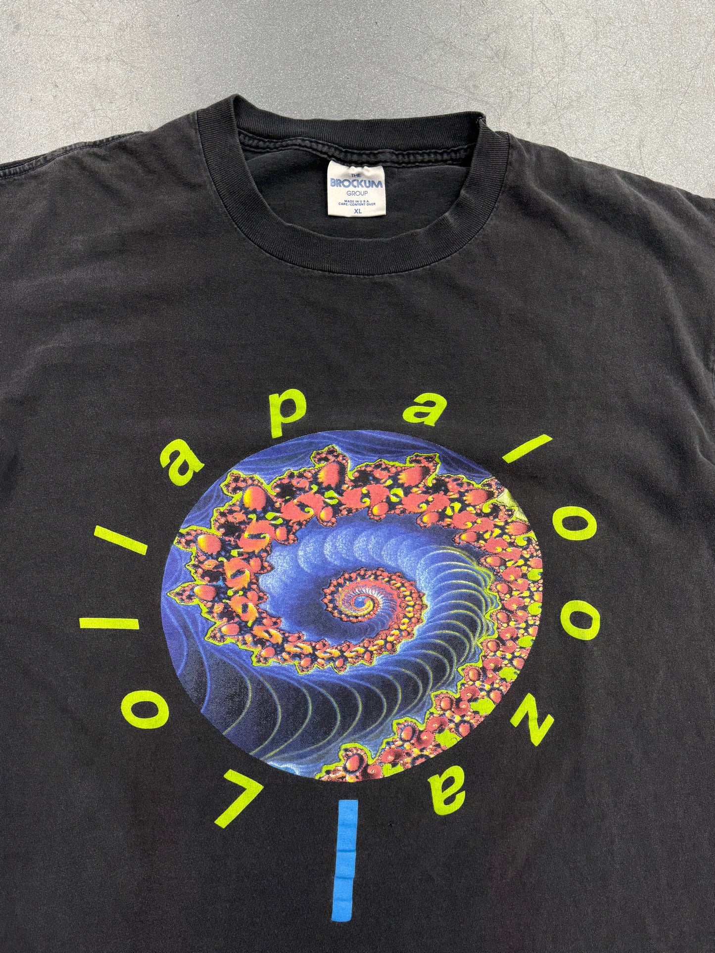 1991 LOLLAPALOOZA FESTIVAL FRACTAL TEE (THE BROCKUM GROUP TAG)