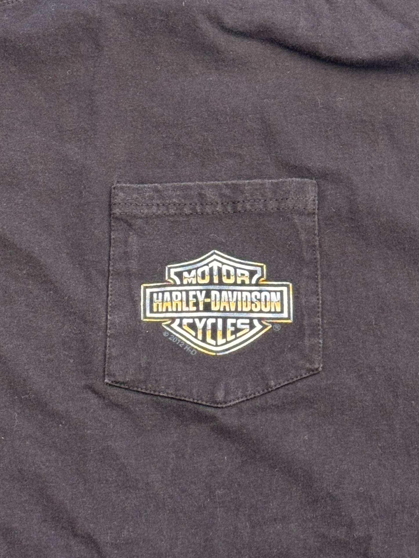2012 HARLEY-DAVIDSON HARLEY HAVEN COLUMBIA, SOUTH CAROLINA CHROME GIRL LS POCKET TEE