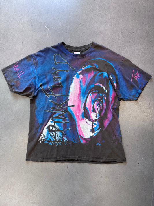 1994 PINK FLOYD THE WALL SCREAMING FACE ALL OVER PRINT TEE