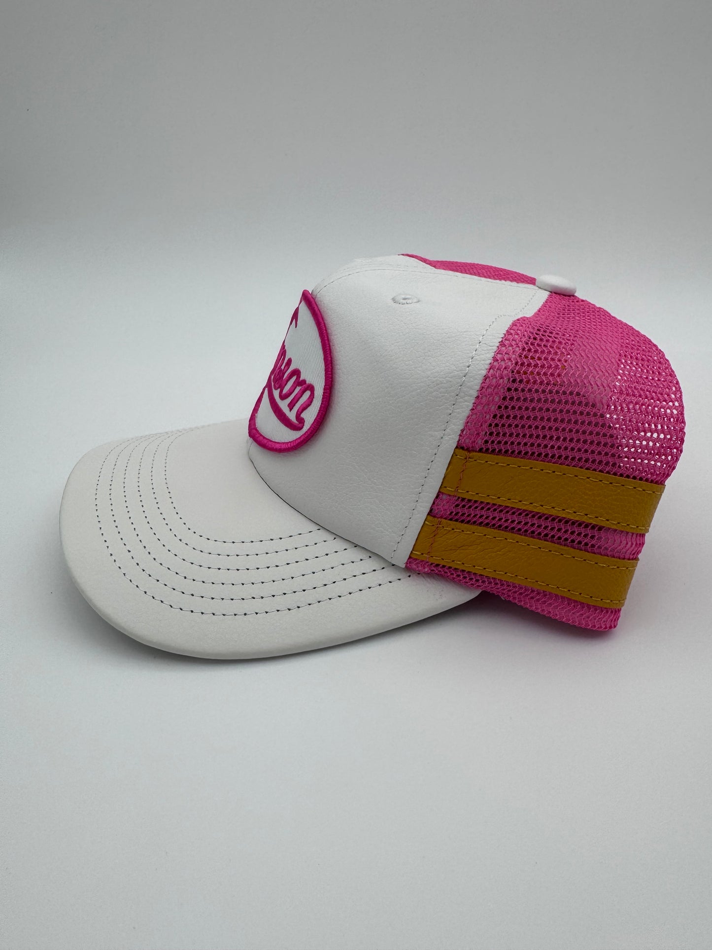 FW25 SUPREME VANSON LEATHERS MESH BACK 6-PANEL HAT - WHITE (NEW)