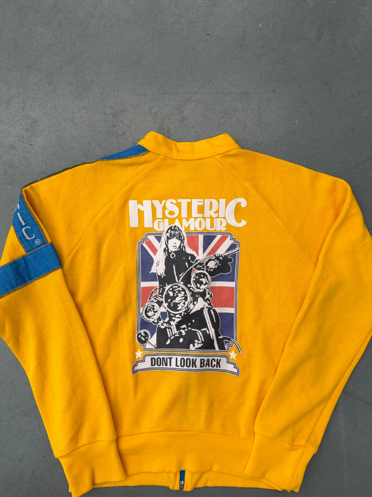 VINTAGE HYSTERIC GLAMOUR FUCK IT! ZIP UP TRACK JACKET