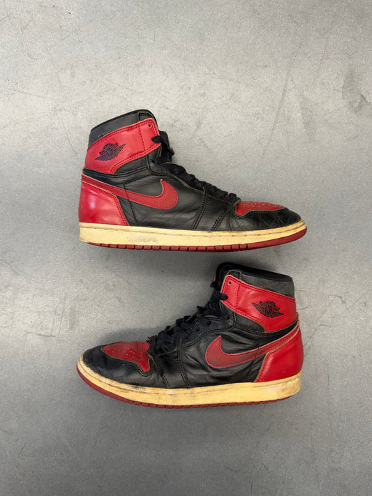 1994 AIR JORDAN 1 HIGH RETRO BRED (NO BOX)
